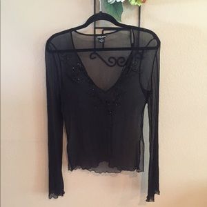 💥BOGO Guess LA beaded blouse
